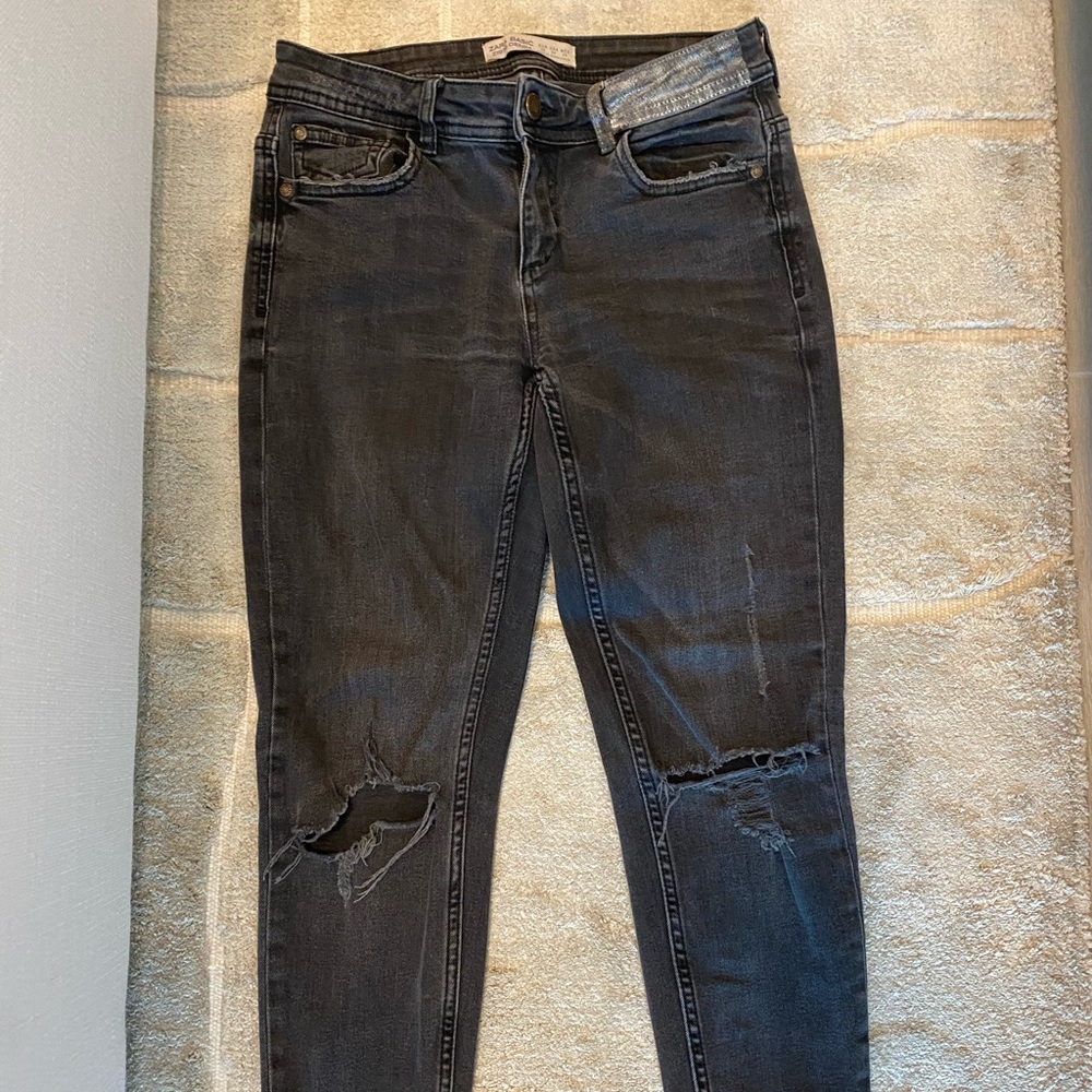 Zara black skinny jeans